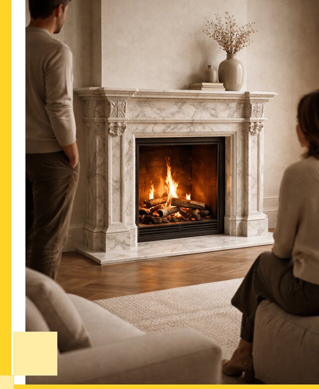 Мраморные камины под ключ в Каменске-Уральском от 265950 р. | ЭриданКмн