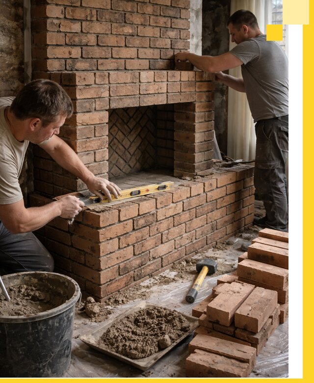 Изготовление и установка кирпичных каминов в Каменске-Уральском