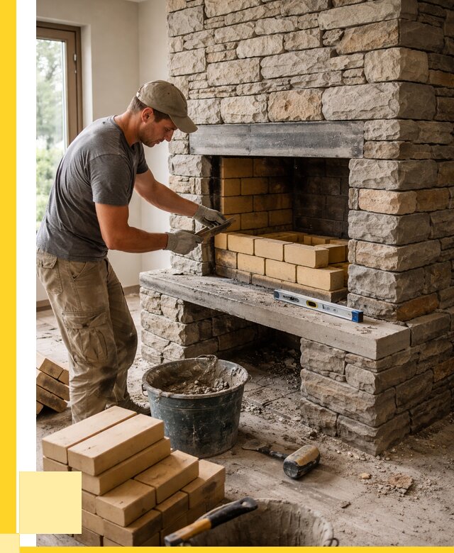 Кладка каминов и камина в Каменске-Уральском от 26595 р. ЭриданКмн