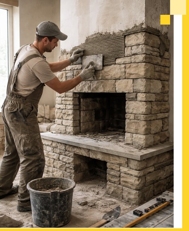 Строительство каминов под ключ в Каменске-Уральском от проектирования до монтажа