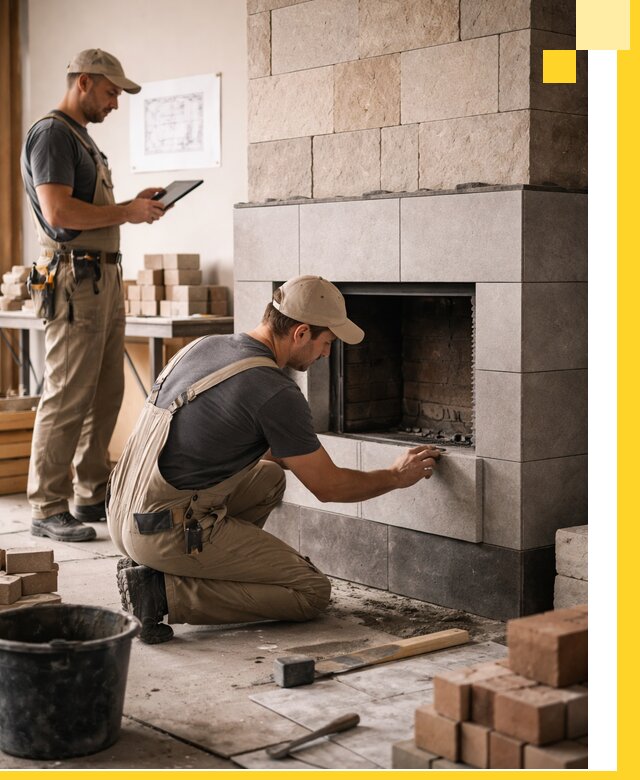 Индивидуальные проекты каминов и каминных систем в Каменске-Уральском