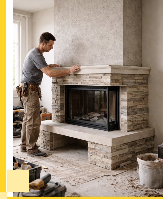 Изготовление каминов под ключ в Каменске-Уральском от 159570 р. | ЭриданКмн