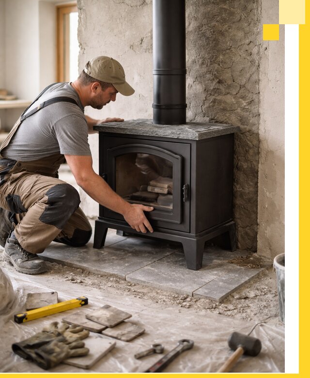 Профессиональный монтаж печей и каминов в Каменске-Уральском под ключ