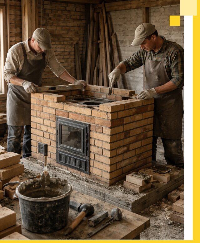 Изготовление и установка варочных печей под ключ в Каменске-Уральском