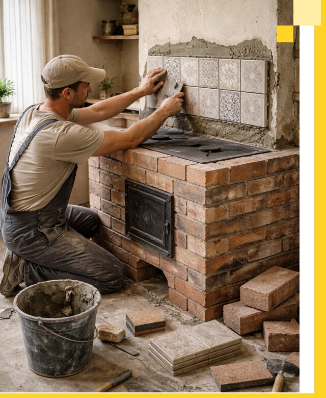 Печи с плитой на заказ монтаж гарантия и сервис в Каменске-Уральском