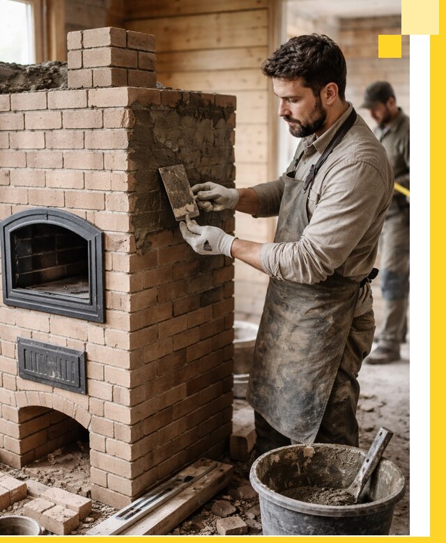 Изготовление и установка печей-шведок под ключ в Каменске-Уральском