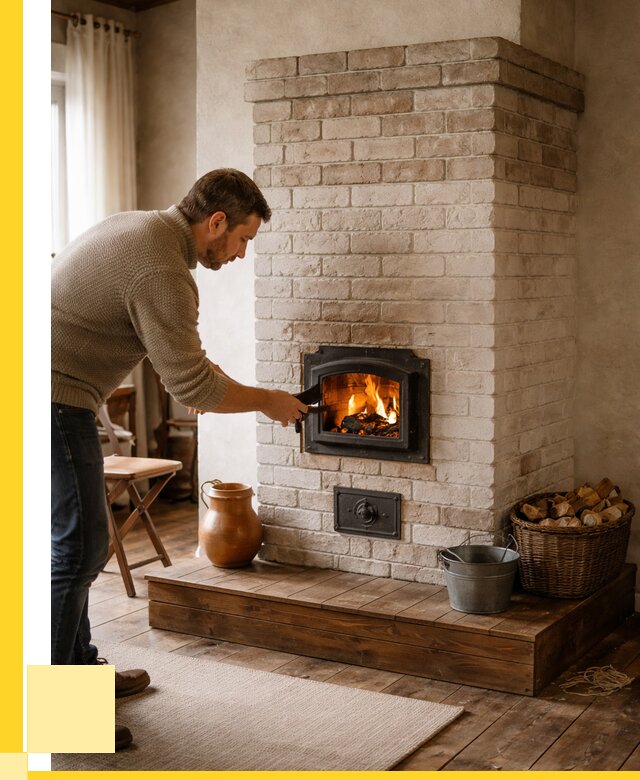 Печь голландка из кирпича в Каменске-Уральском от 90423 р. | ЭриданКмн