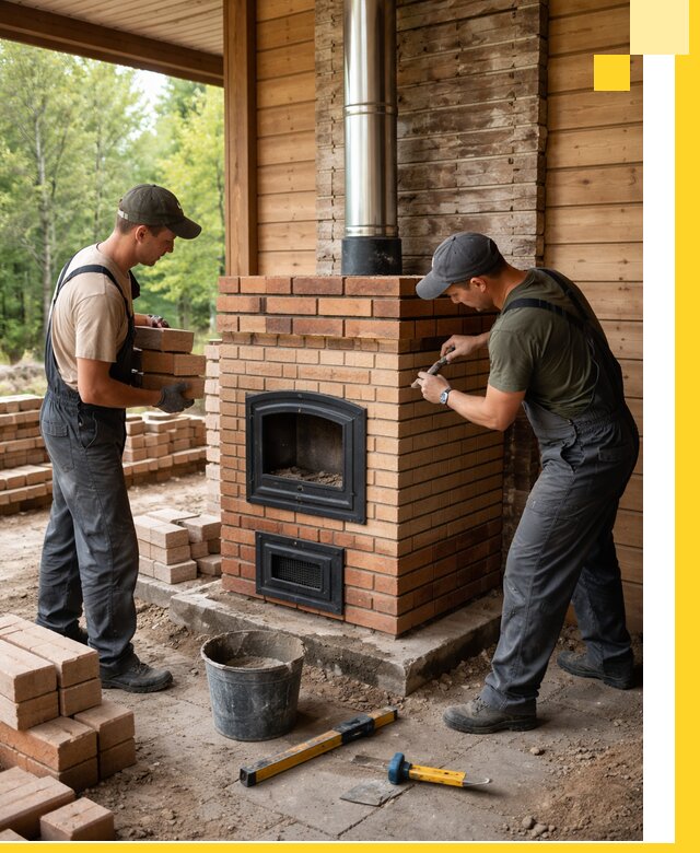 Производство и установка дачных печей под ключ в Каменске-Уральском