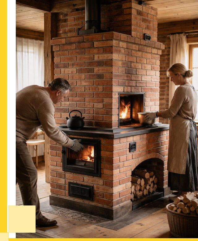 Печи для загородного дома под ключ в Каменске-Уральском от 85104 р. | ЭриданКмн