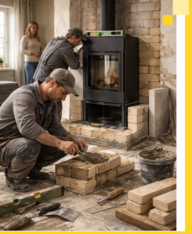 Печи и камины под ключ: проект, установка в Каменске-Уральском