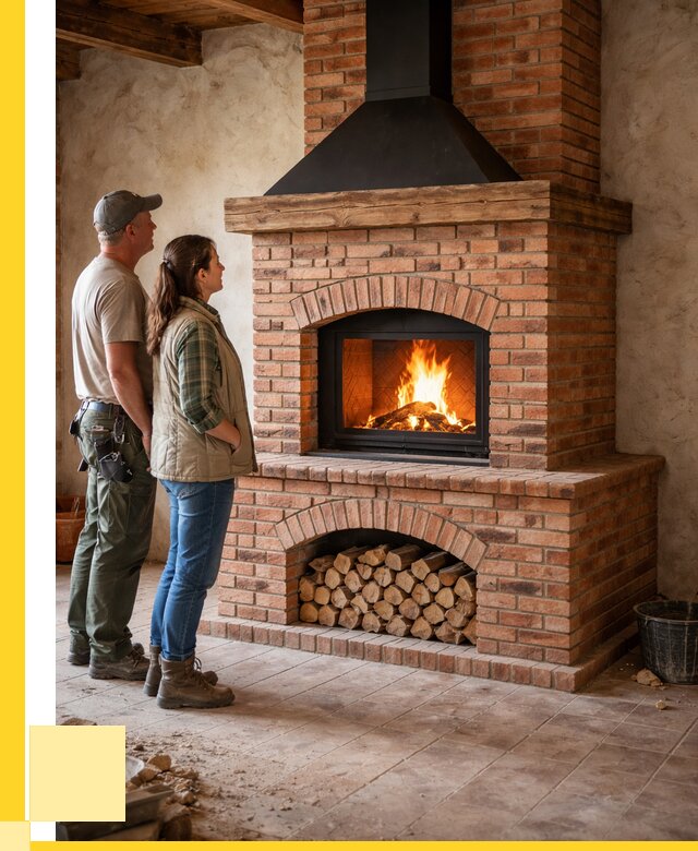 Печи камины из кирпича в Каменске-Уральском от 127656 р. | ЭриданКмн