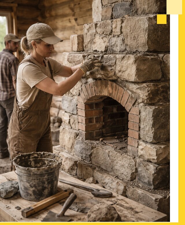Каменные печи на заказ и монтаж в Каменске-Уральском, долговечные решения