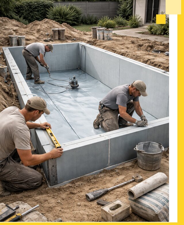 Профессиональный монтаж бассейнов под ключ в Каменске-Уральском с гарантией