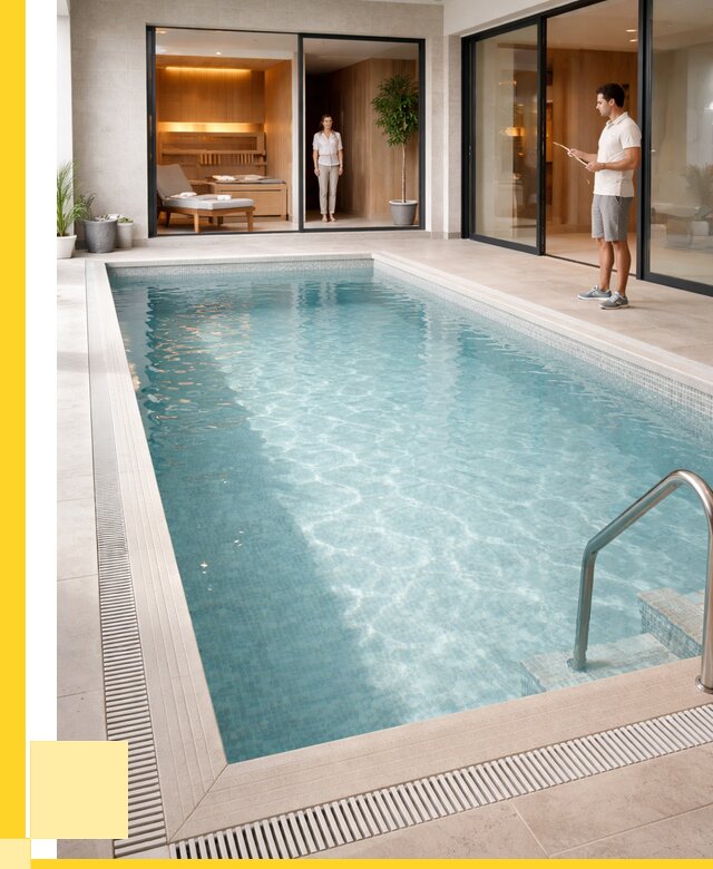 Отделка бассейна пленкой ПВХ в Каменске-Уральском от 3723 р. - ЭриданКмн