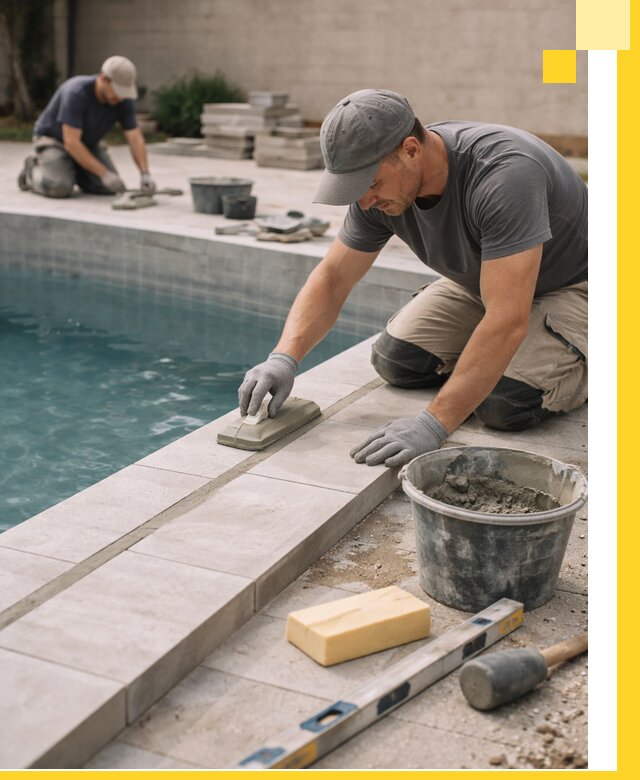 Отделка бассейнов в Каменске-Уральском: декоративная отделка и гидроизоляция