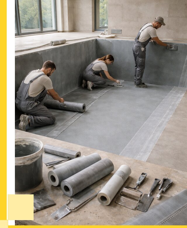 Гидроизоляция бассейнов в Каменске-Уральском от 2128 р., ЭриданКмн