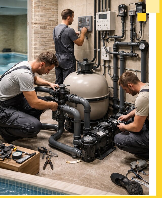 Комплексное оборудование для бассейнов под ключ в Каменске-Уральском