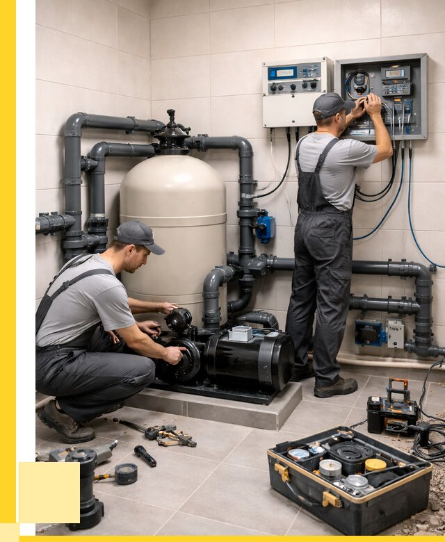 Монтаж оборудования для бассейнов в Каменске-Уральском от 42552 р. | ЭриданКмн