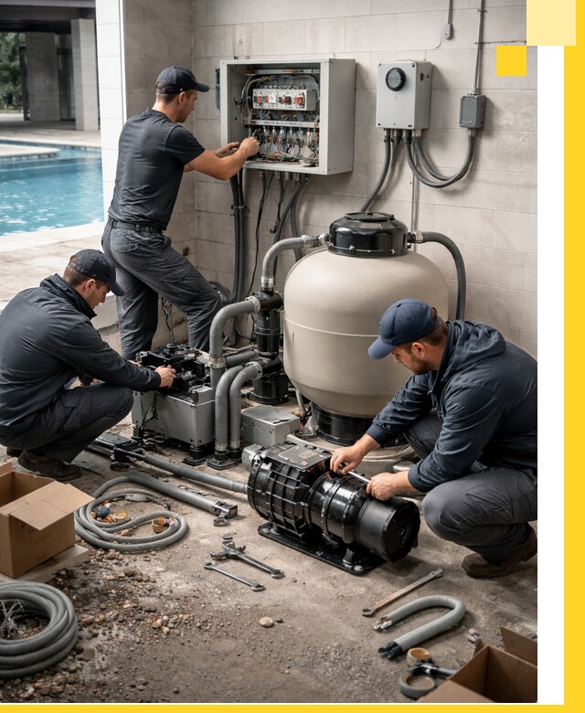 Профессиональный монтаж оборудования для бассейнов в Каменске-Уральском