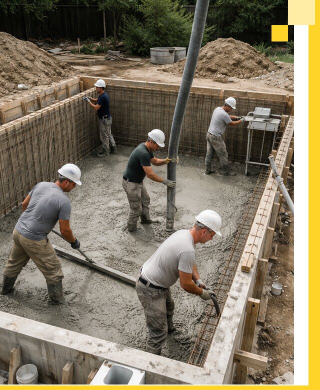 Строительство бетонных бассейнов под ключ в Каменске-Уральском