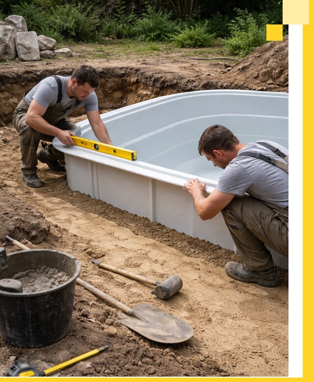 Производство и установка пластиковых бассейнов в Каменске-Уральском под ключ