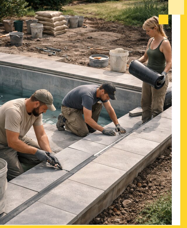 Строительство и монтаж уличных бассейнов под ключ в Каменске-Уральском