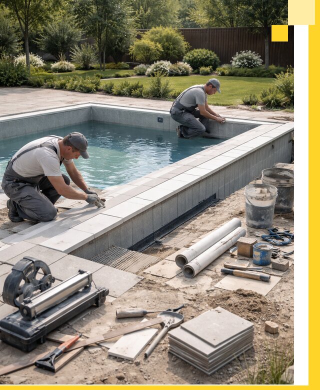 Строительство открытых бассейнов под ключ в Каменске-Уральском профессионально