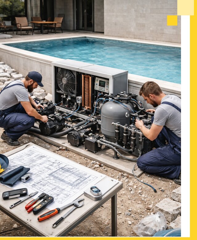 Проектирование и монтаж бассейнов с подогревом в Каменске-Уральском