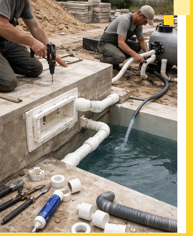 Строительство скиммерных бассейнов под ключ в Каменске-Уральском