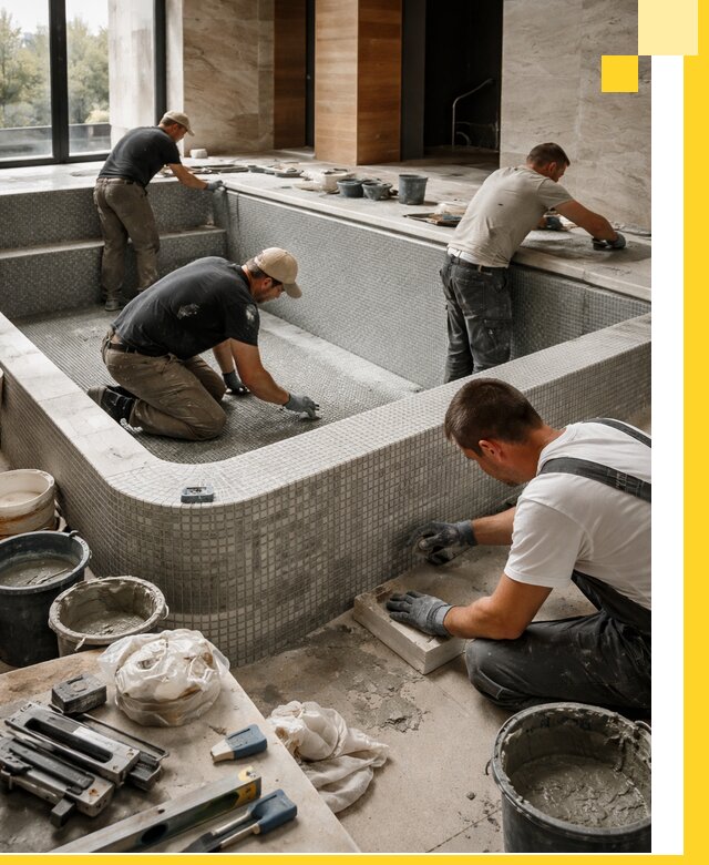 Строительство и установка СПА бассейнов под ключ в Каменске-Уральском