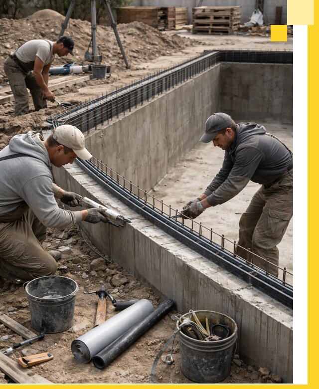 Качественный монтаж чаши бассейна в Каменске-Уральском под ключ с гарантией
