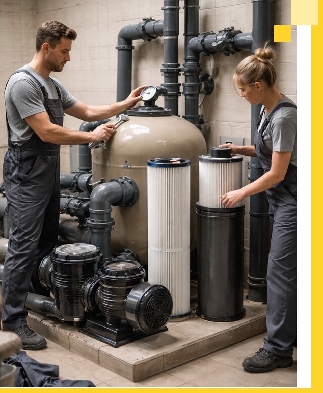 Фильтры и системы фильтрации для бассейнов в Каменске-Уральском