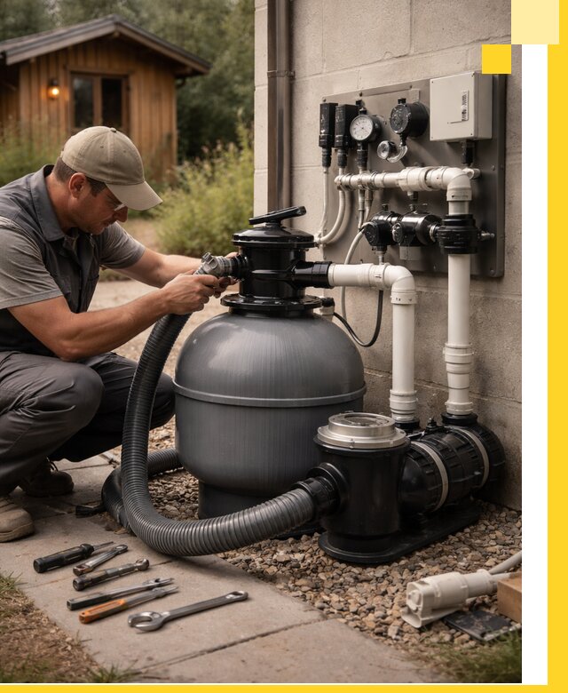 Продажа и монтаж фильтров и насосов для бассейнов в Каменске-Уральском