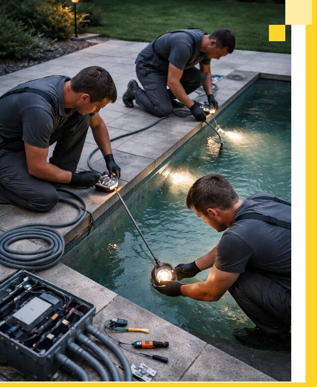 Профессиональное освещение бассейнов в Каменске-Уральском: дизайн и монтаж