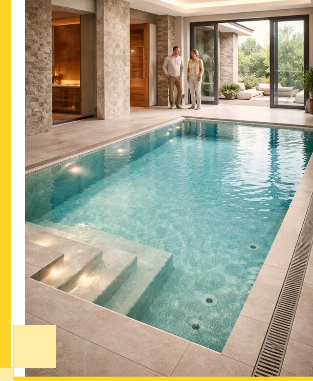 Бассейн во дворе в Каменске-Уральском: проект, отделка от 1276560 р. | ЭриданКмн