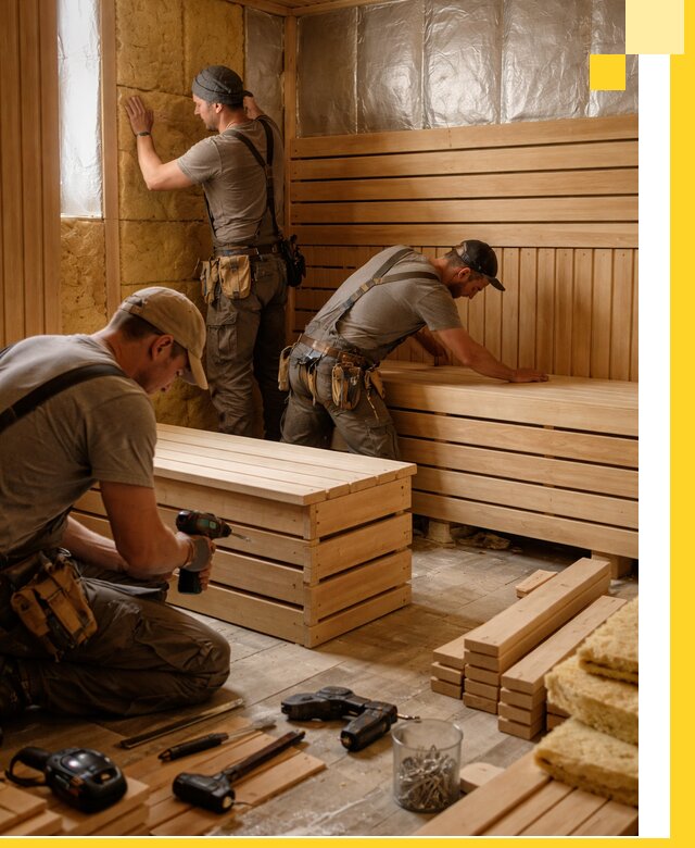 Профессиональное строительство саун под ключ в Каменске-Уральском