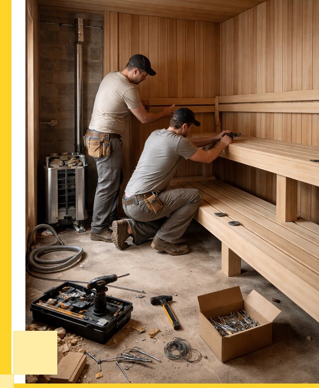 Монтаж саун под ключ в Каменске-Уральском от 127656 р. | ЭриданКмн