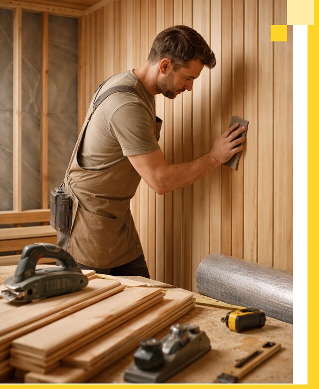 Профессиональная отделка саун и парных под ключ в Каменске-Уральском