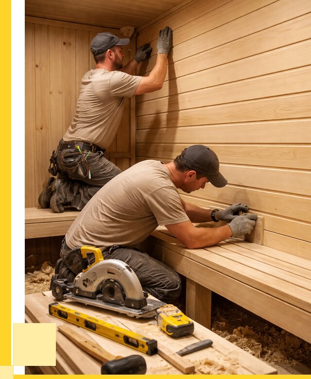 Обшивка саун вагонкой в Каменске-Уральском от 2660 р. | ЭриданКмн