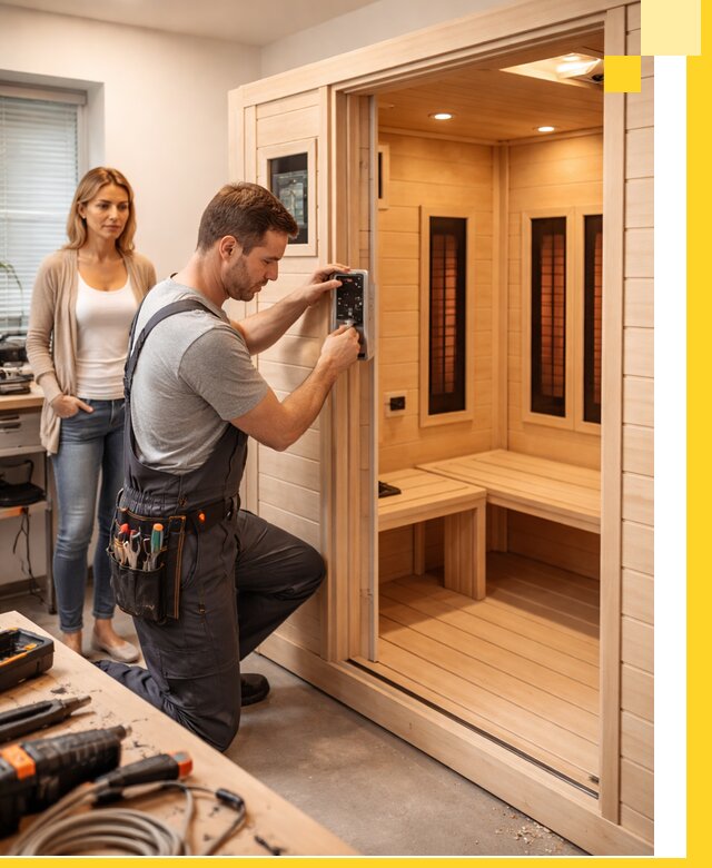 Инфракрасные сауны под ключ в Каменске-Уральском продажа и установка