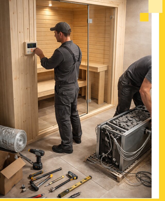 Поставка, установка и монтаж электрических саун в Каменске-Уральском