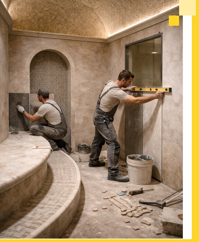 Проектирование и строительство саун с хамамом под ключ в Каменске-Уральском