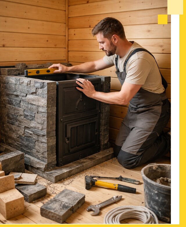 Производство и установка печей для саун под ключ в Каменске-Уральском