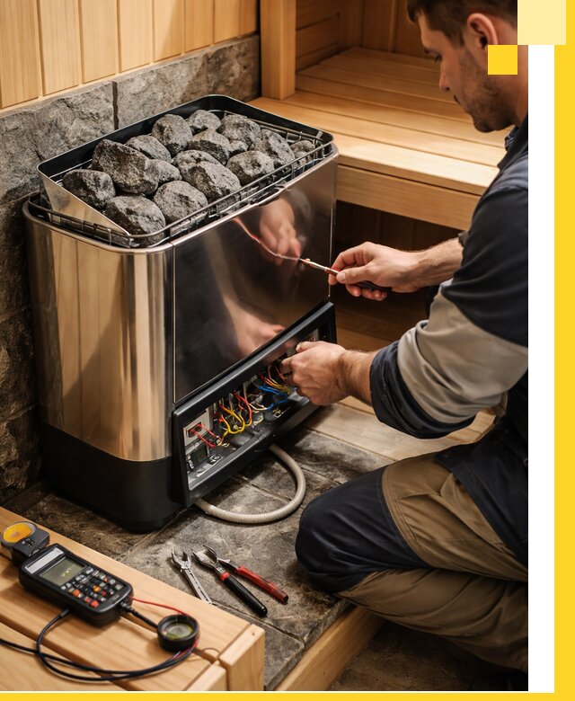 Продажа и установка электрокаменок для саун в Каменске-Уральском