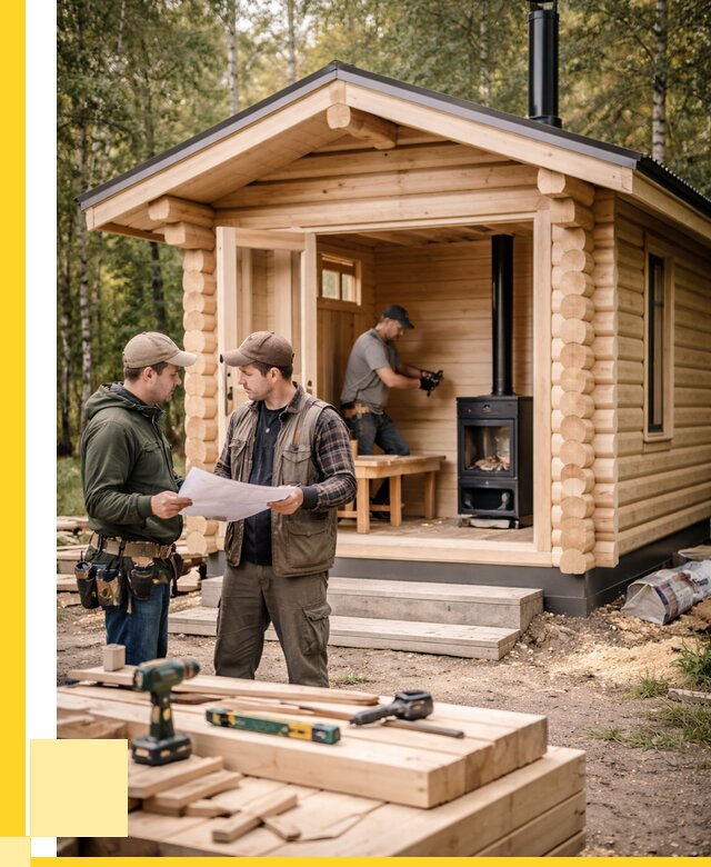 Монтаж бань под ключ в Каменске-Уральском — от 212760 р. | ЭриданКмн