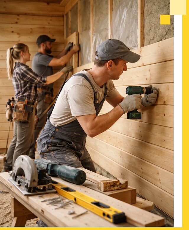 Обшивка бань под ключ в Каменске-Уральском: отделка стен и потолков