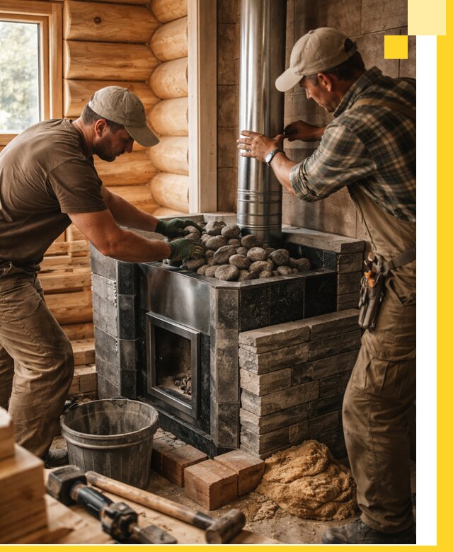 Строительство и отделка русских бань под ключ в Каменске-Уральском