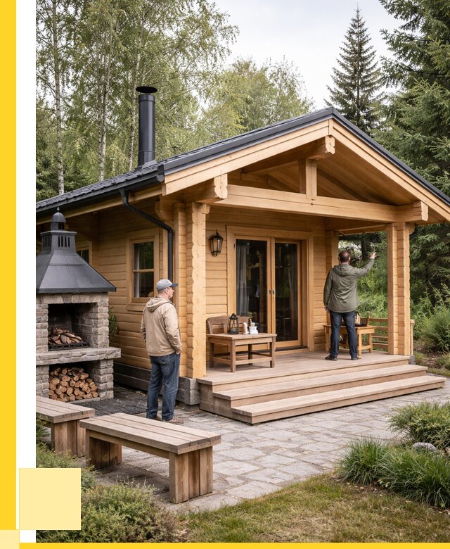 Деревянные бани под ключ в Каменске-Уральском от 478710 р. | ЭриданКмн