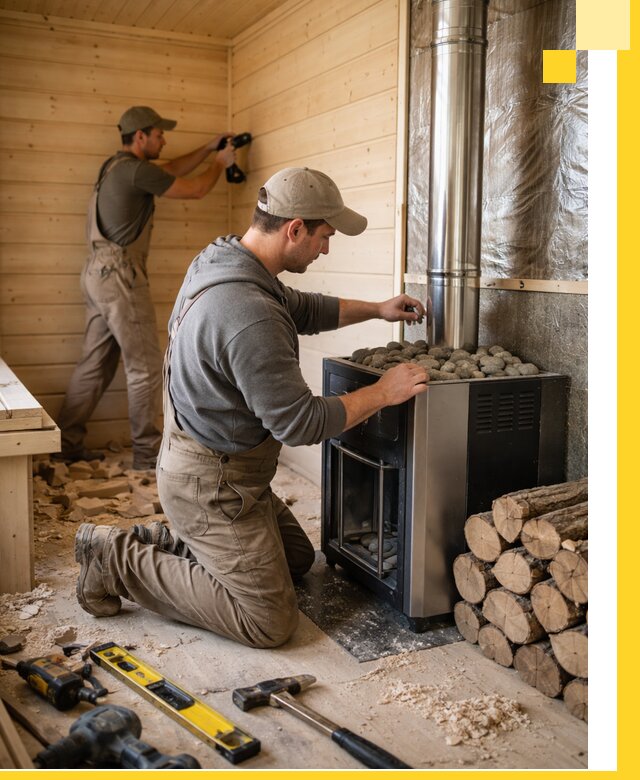 Строительство деревянных бань под ключ в Каменске-Уральском проекты и монтаж