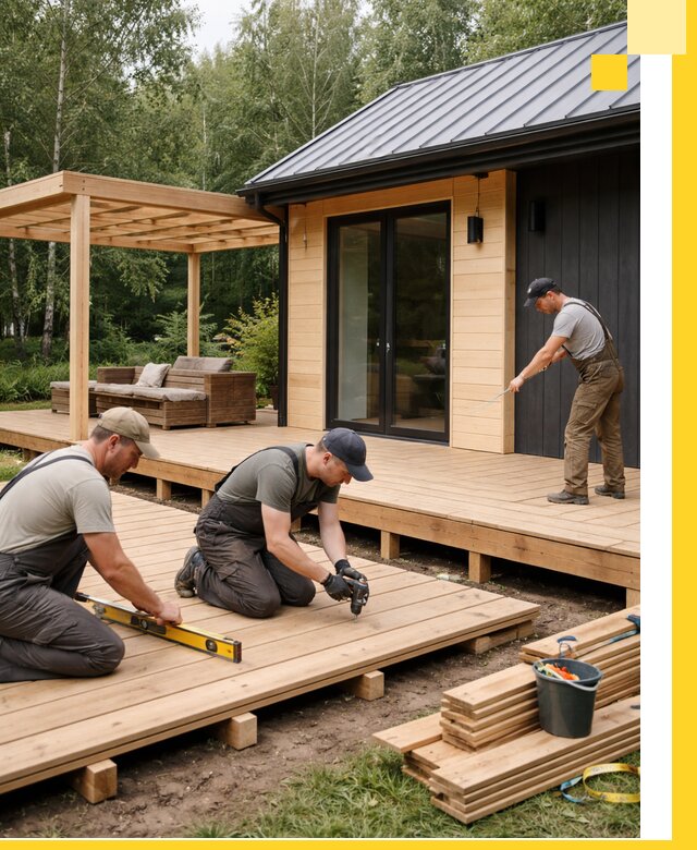 Строительство бань с террасой и бассейном под ключ в Каменске-Уральском